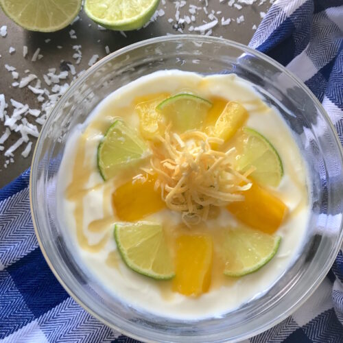 pina colada yogurt