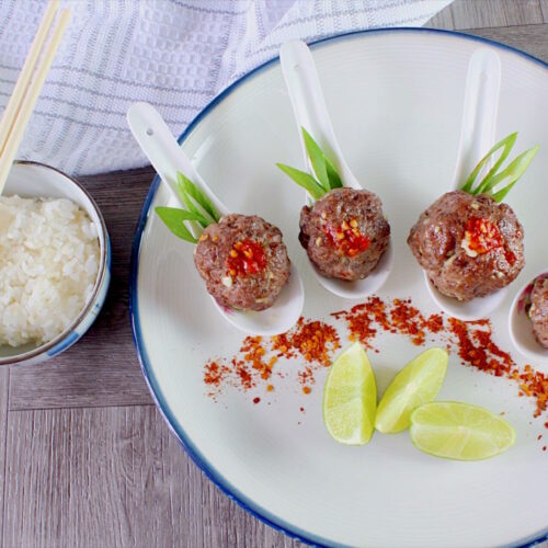 Chinese meatballs