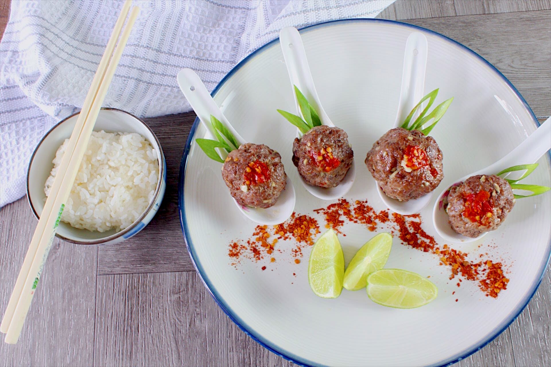 Asian Meatballs With Chile And Cumin Jenns Kitchen Diary