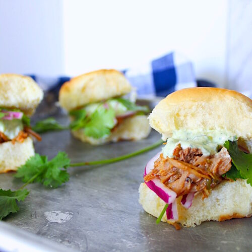 pulled pork slider