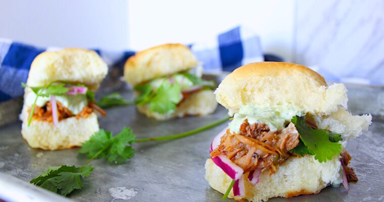 pulled pork slider