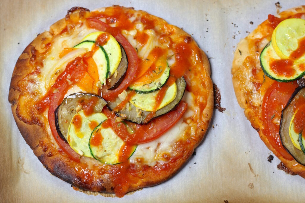 easy vegetarian pizza