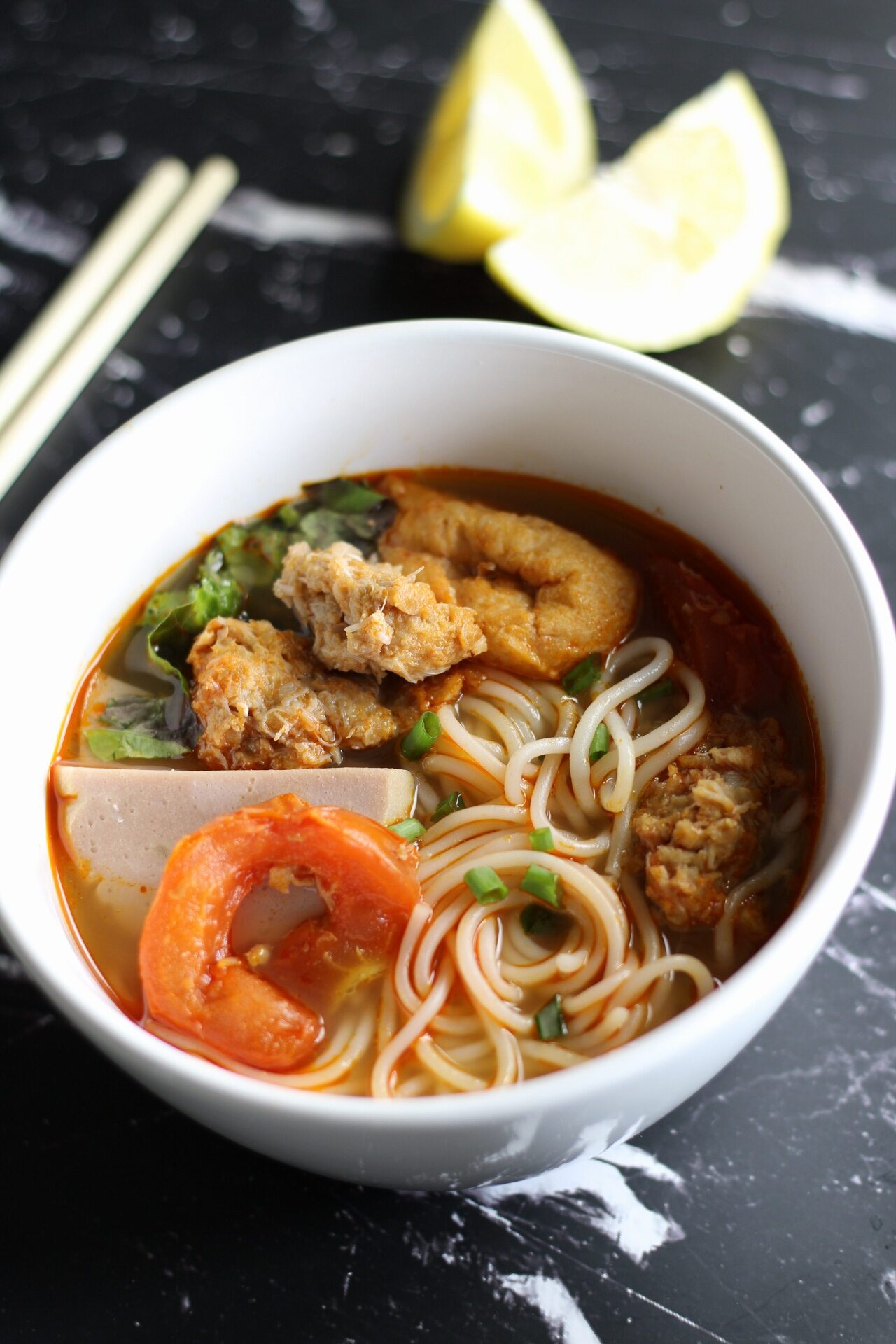 Bun Rieu-Vietnamese Crab & Tomato Noodle Soup | Jenn's Kitchen Diary