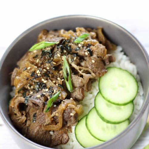beef rice bowl gyudon