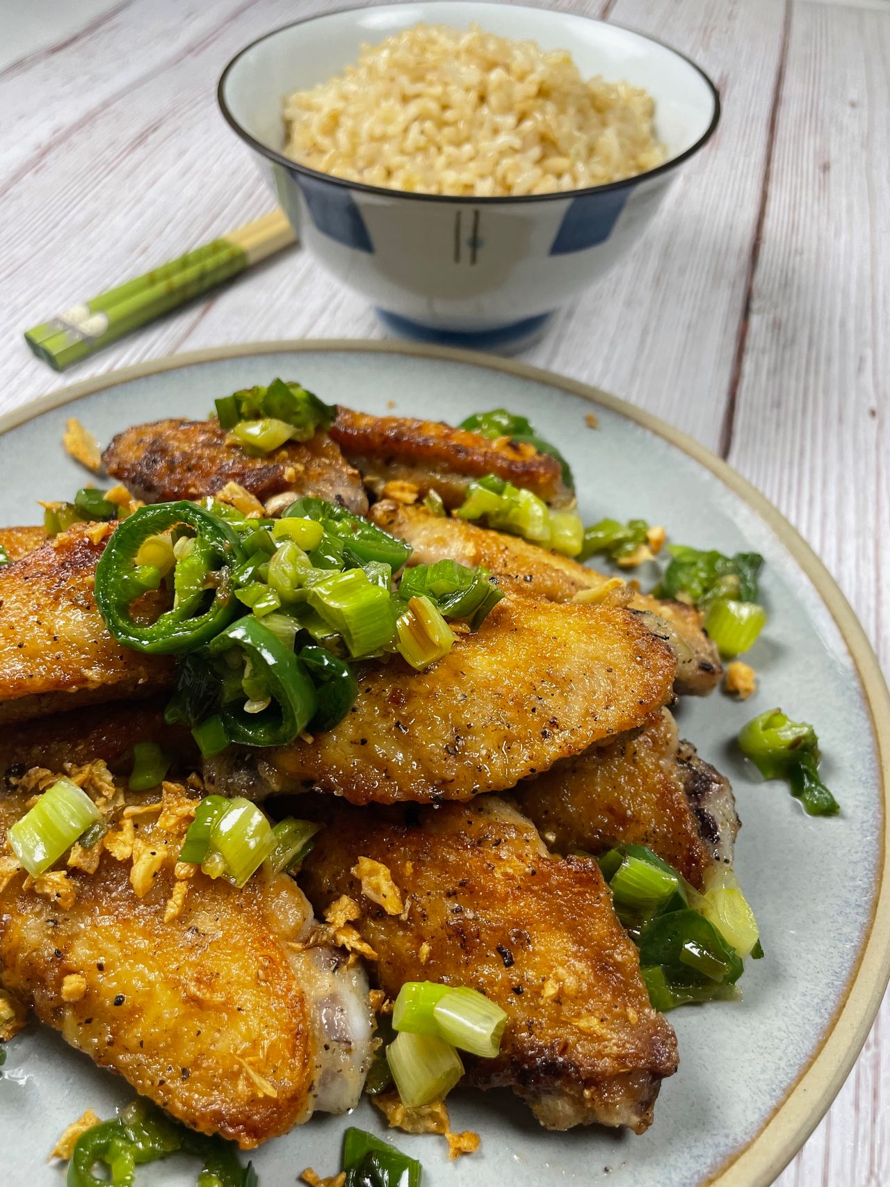 Chinese salt and pepper wings