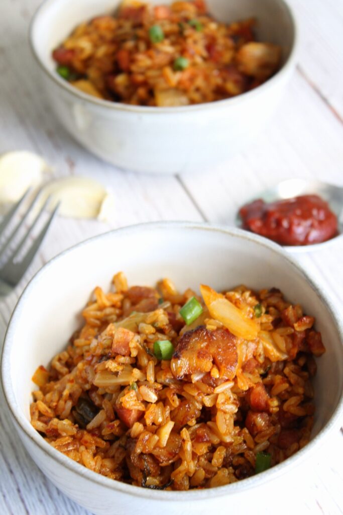 pork kimchi fried rice