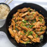 sesame ginger chicken stir fry