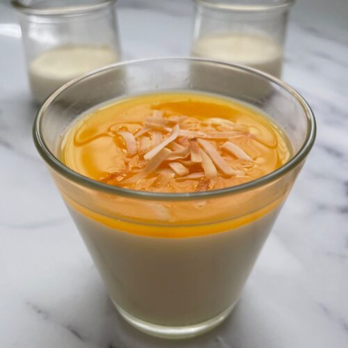 passion fruit panna cotta