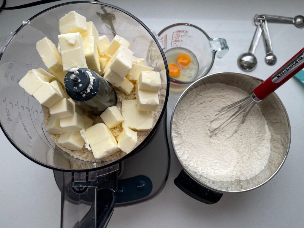 Chinese almond cookie prep