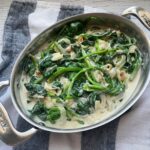 steakhouse garlic creamed spinach