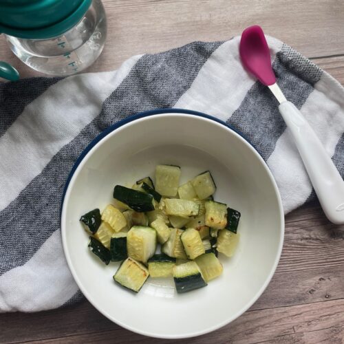 baby food roasted zucchini