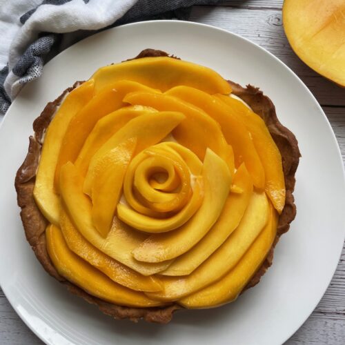 passion fruit mango tart