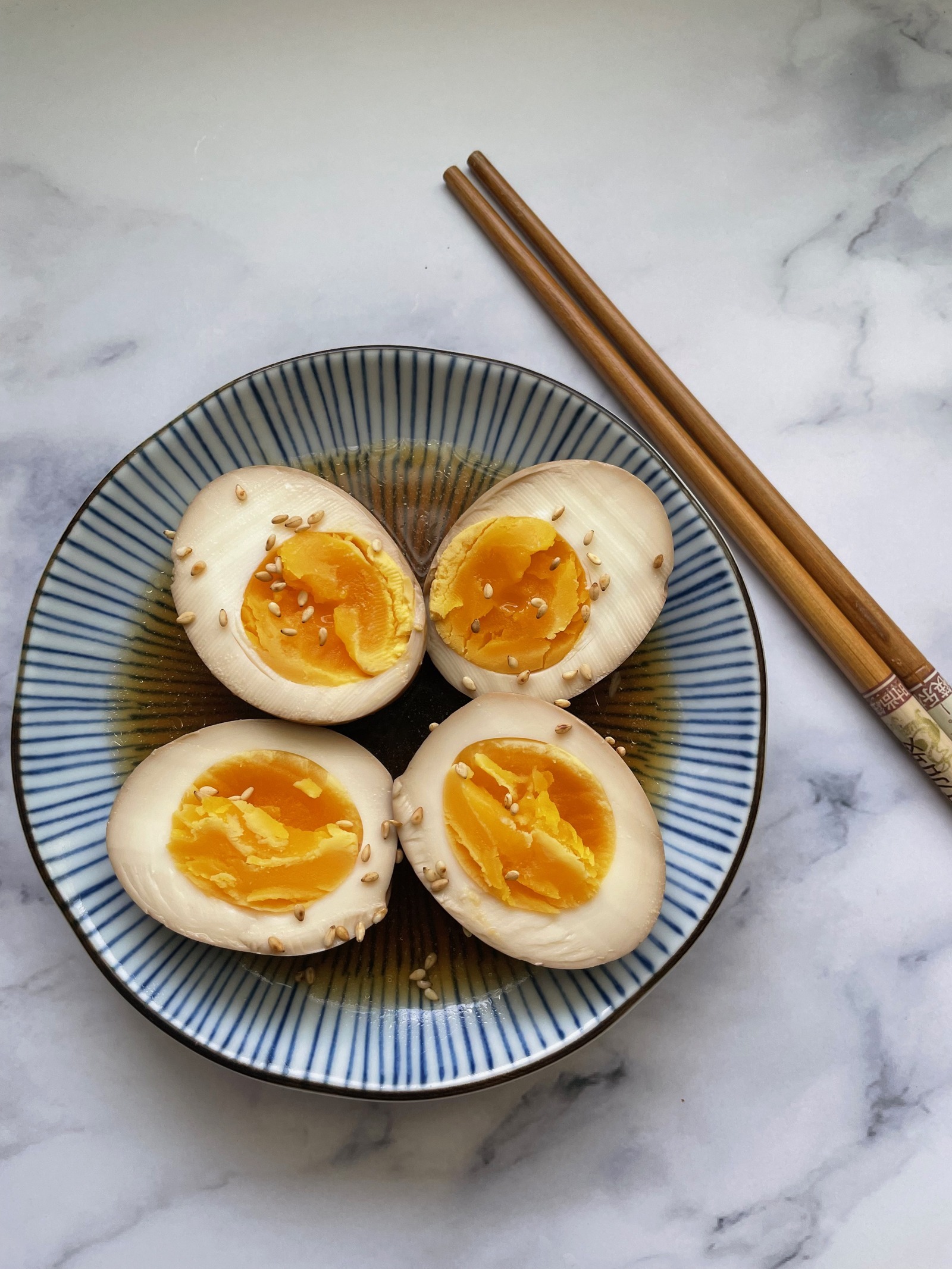 soy sauce marinated eggs