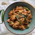 basil garlic pork stir fry