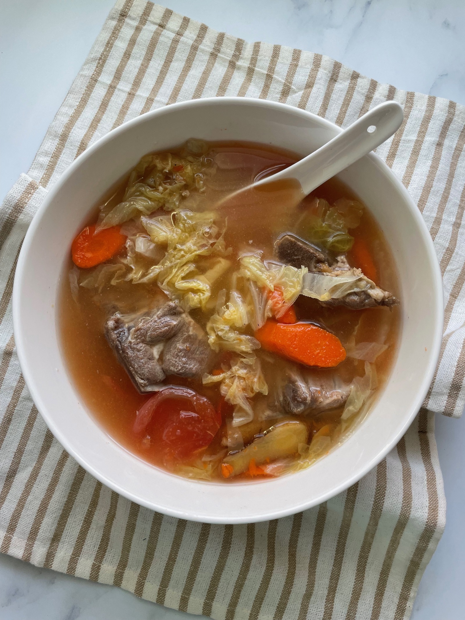 Chinese Pork Bone Soup With Vegetables Jenn s Kitchen Diary