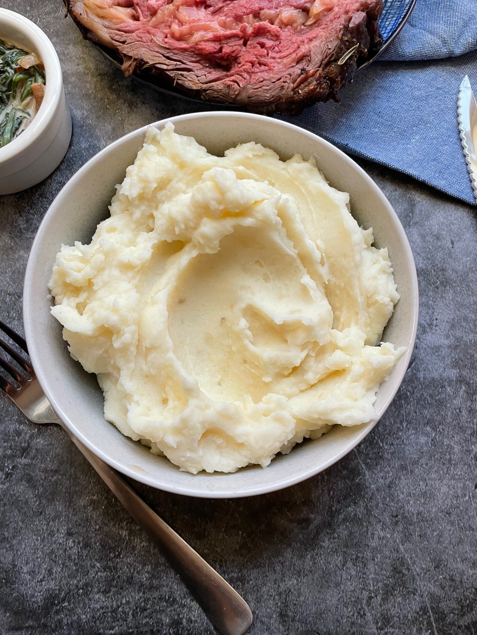 Cheesy Garlic Mashed Potatoes