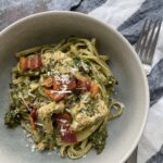 creamy chicken pesto pasta