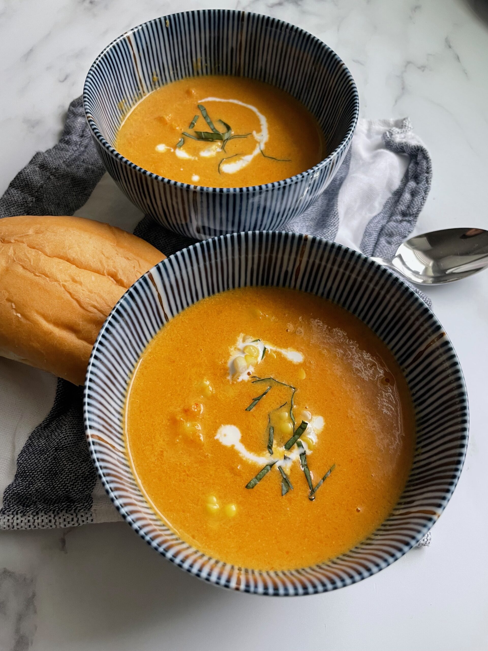 creamy shrimp and corn bisque