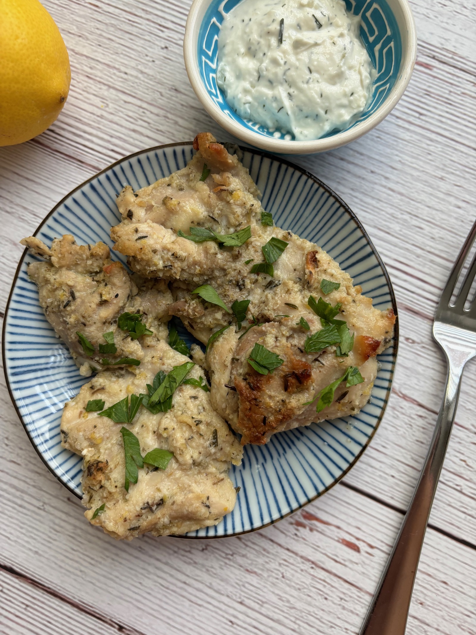 Lemon Herb Chicken Thighs