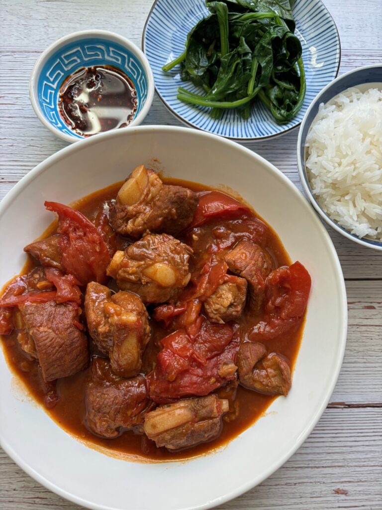 braised tomato spare ribs