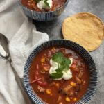 One-pot chicken tortilla soup