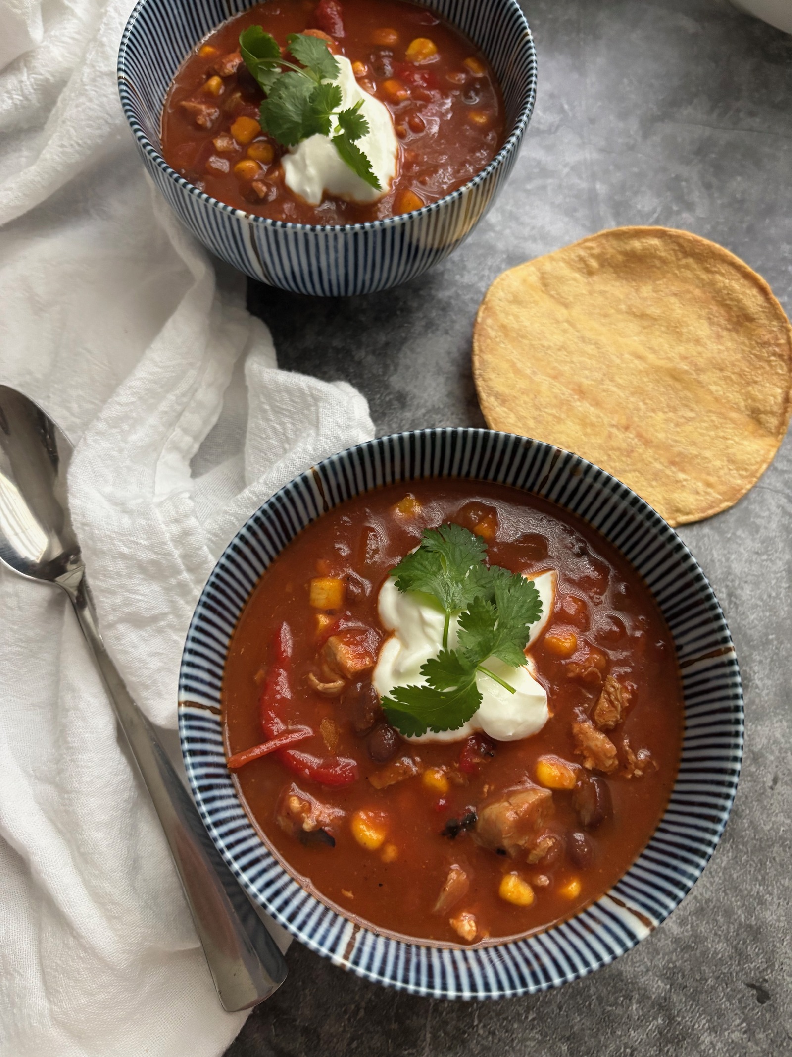 One-Pot Chicken Tortilla Soup